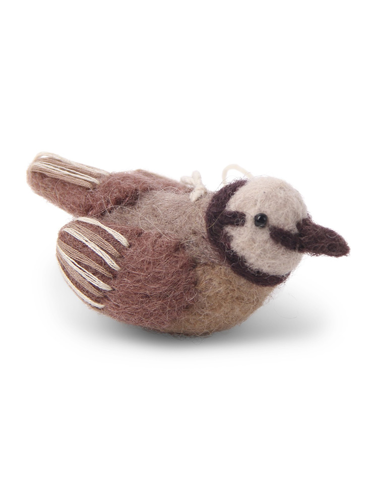 Fairtrade Filzwollen Ornamente von Gry & Sif - Vogel
