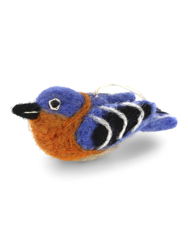 Grit und Sieb, Grit & Sieb, Filz, Filzverzierungen, fairer Handel, östlicher Blauvogel