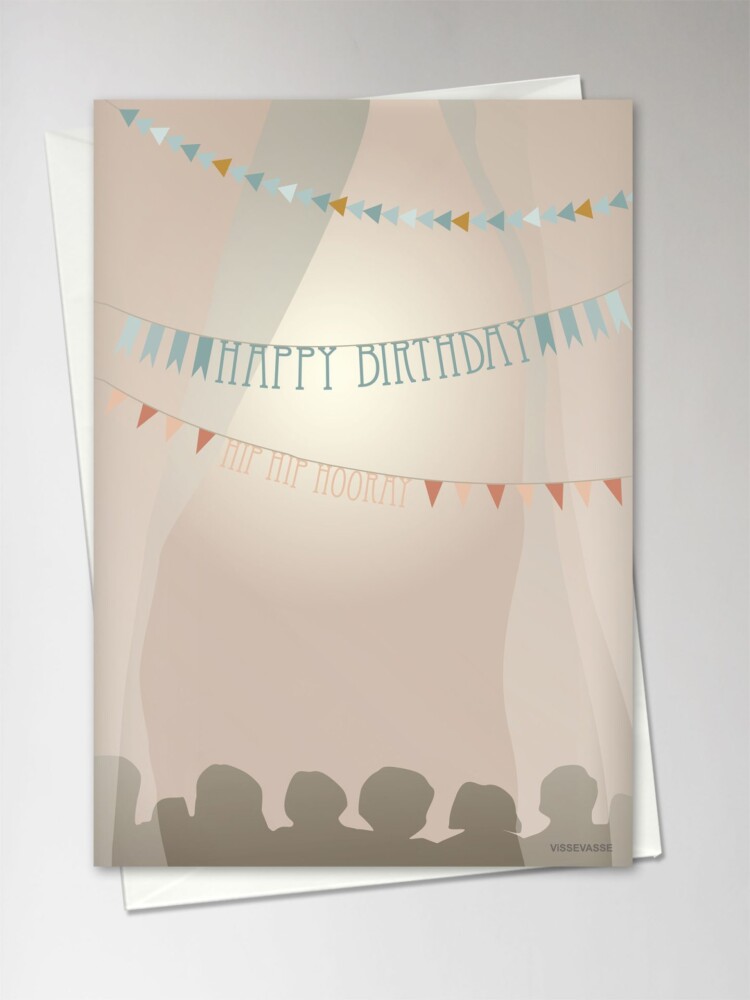 Gelegenheitskarten mit Umschlägen aus bestimmten Vasen - Happy Birthday