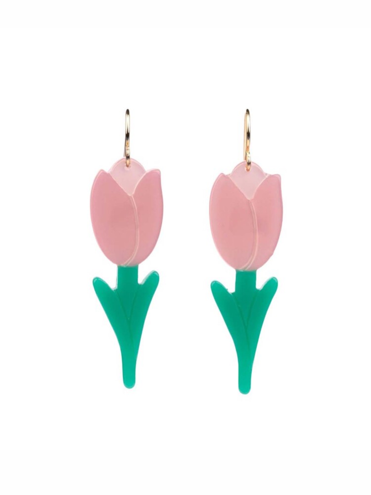 Ohrringe Tulpen in rosa