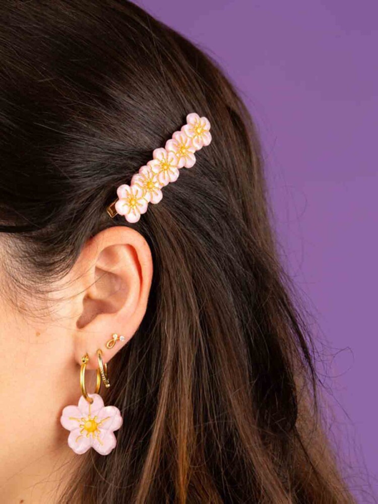Haarnadel Cou Cu Suzette - Kirschblüte Sakura in rosa