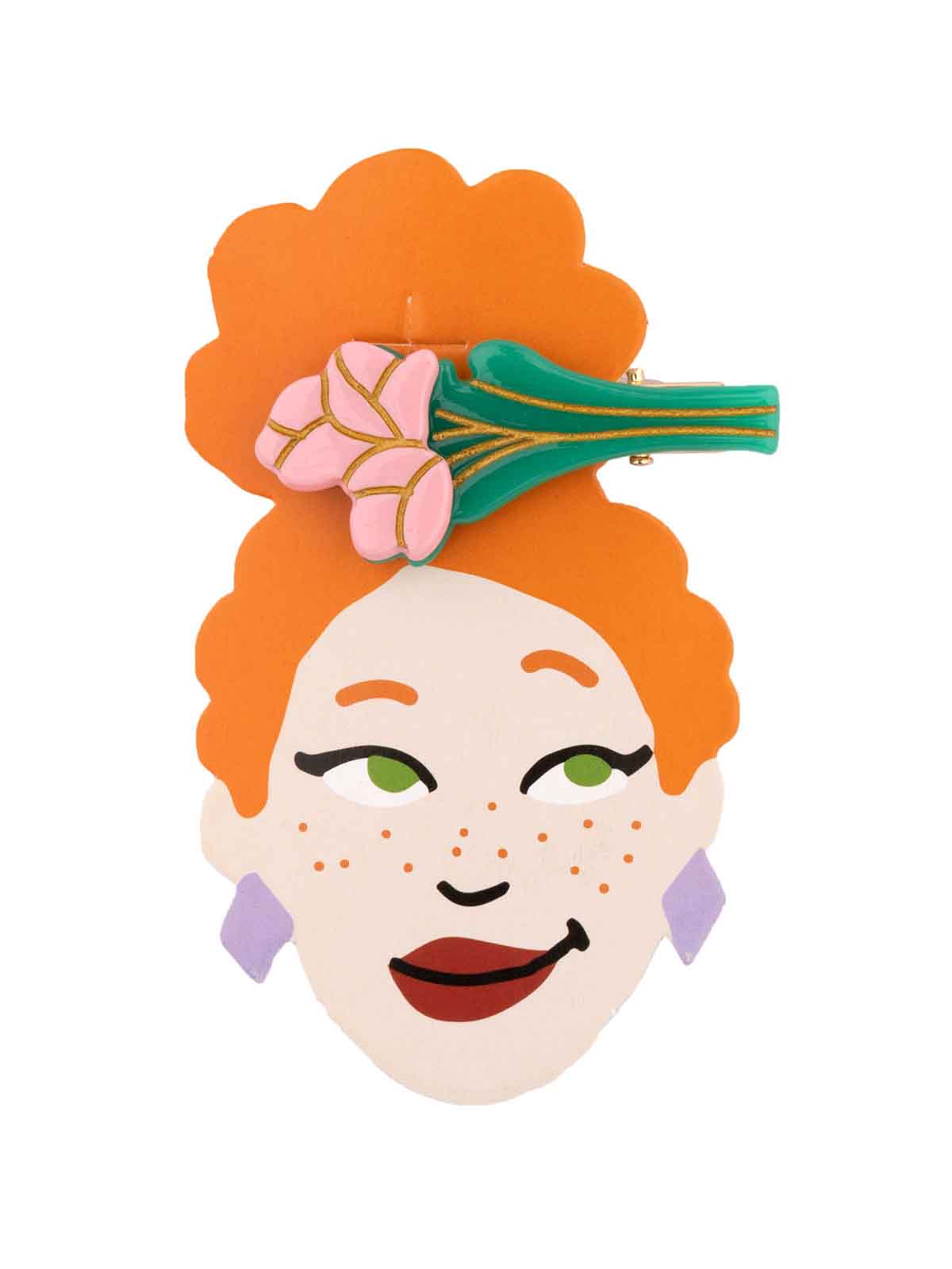Haarnadel Cou Cou Suzette - Blumen Tulpe rosa