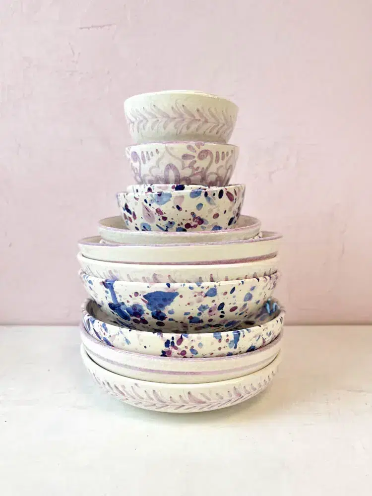 provence gericht, schüssel, salz gericht, salat gericht, servieren gericht, die provence serie von remix von Sofia, rosa, schüsseln, große schüsseln, lat schüsseln,