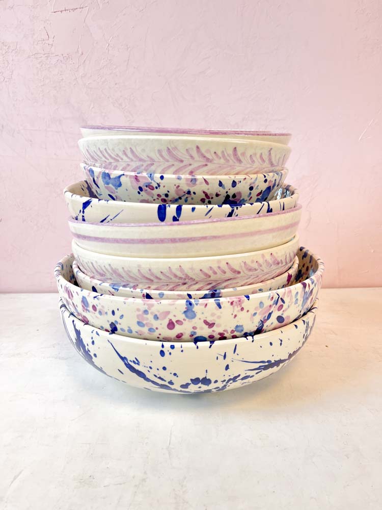 familenna Keramik, handgemachte Keramik, dänisches Design, Tisch-Einstellung, Heiminterieur, handgemachte Keramik, hergestellt ist spanien, Remix von Sofie, Prence-Schalen, Geschirr,