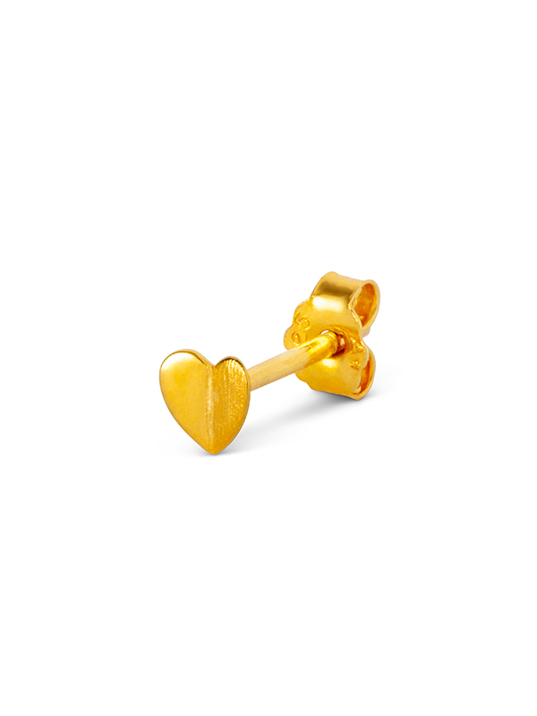 LULU COPENHAGEN, Schmuck, Ohrringe, Ohrringe, goldenes Herz, Remix von Sofia