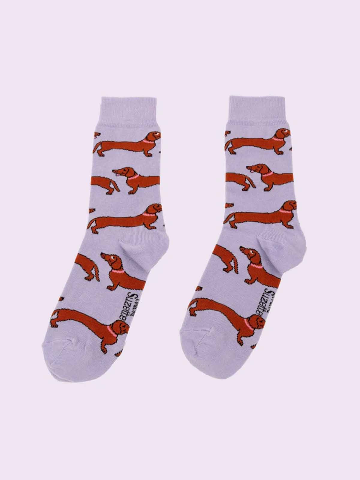 Baumwollsocken mit Dackeln - Coucou Suzette