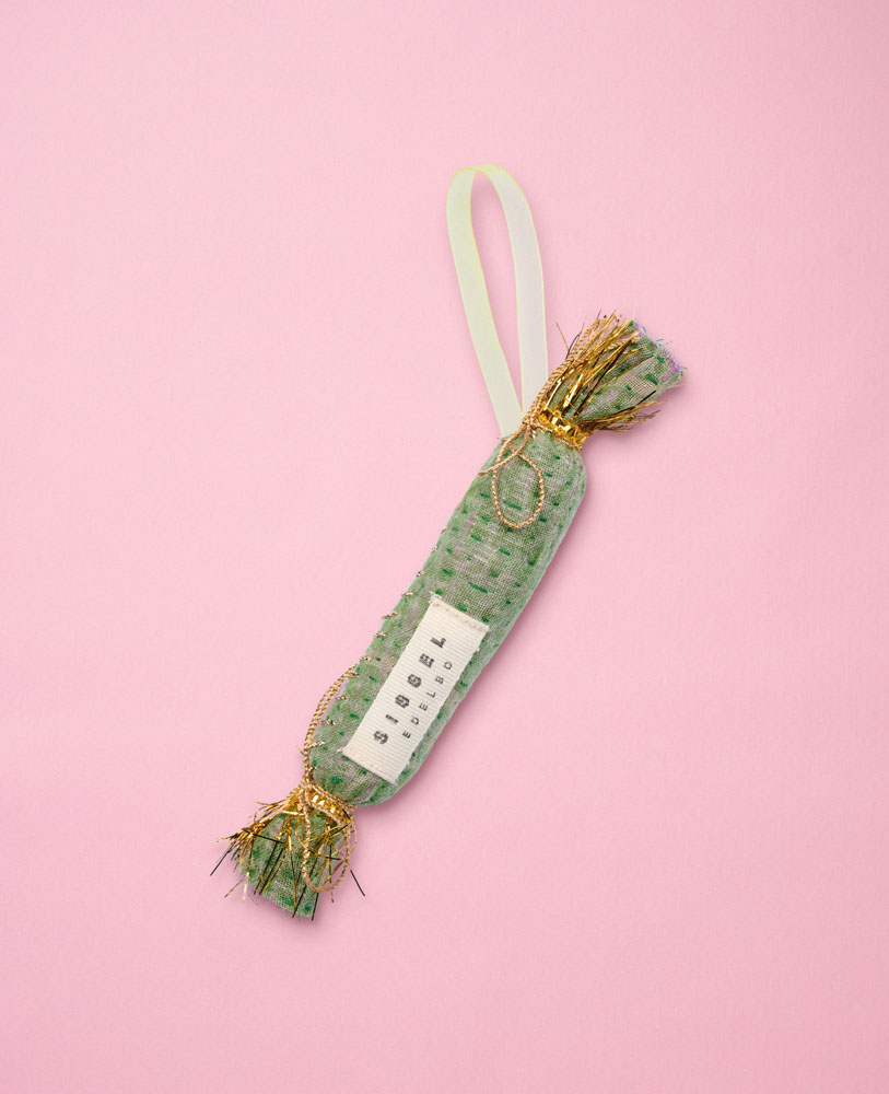 Upcycling Weihnachtsdekorationen aus recycelter Baumwolle, Toffee- Sissel Edelbo