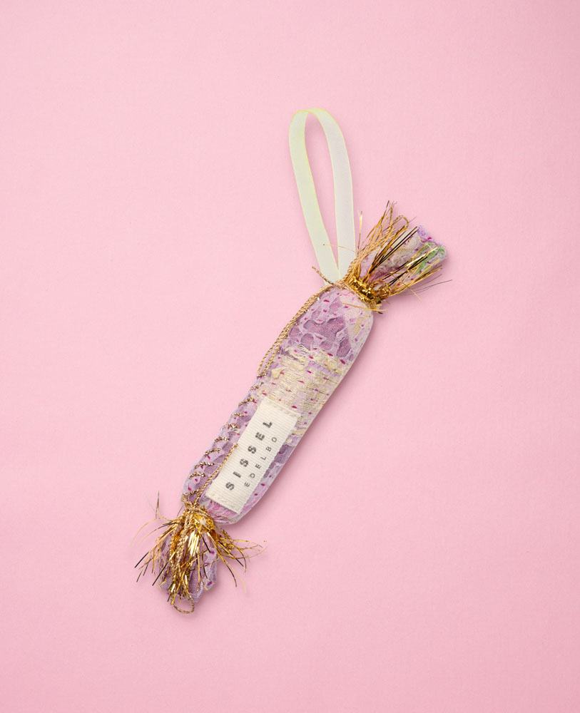 Upcycling Weihnachtsdekorationen aus recycelter Baumwolle, Toffee- Sissel Edelbo