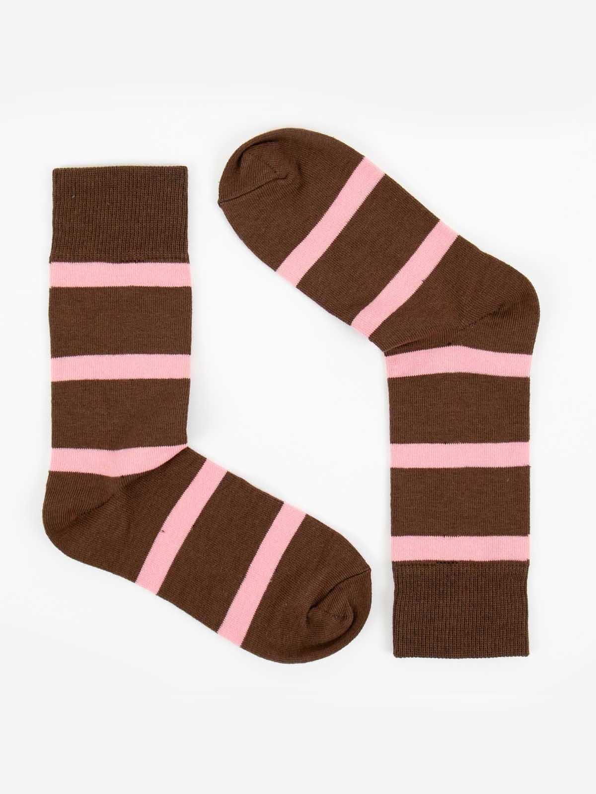 Socken fairer Handel aus Baumwolle mit Streifen - Afroart