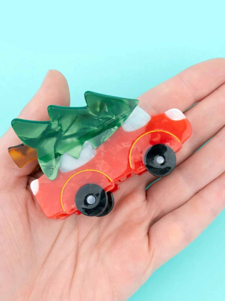 Haarclip, Auto mit Weihnachtsbaum - Coucou Suzette