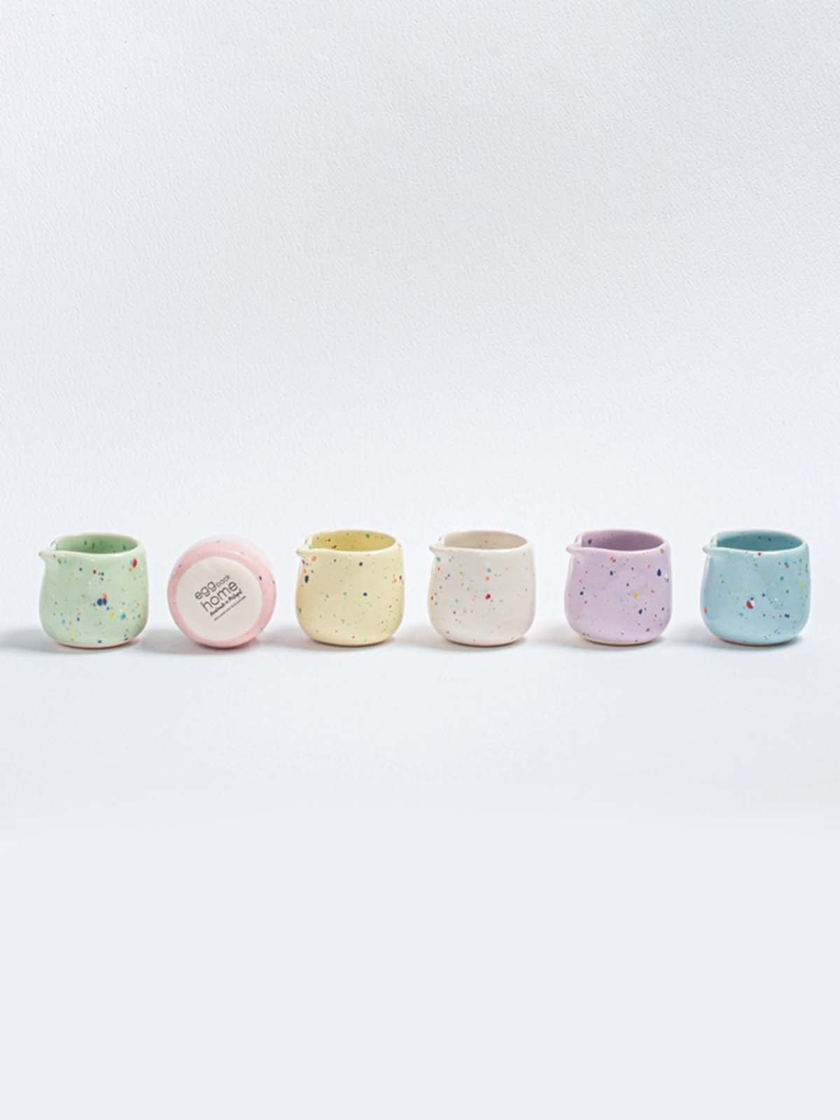 Keramik Creamer aus der Konfetti-Serie - Egg Back Home