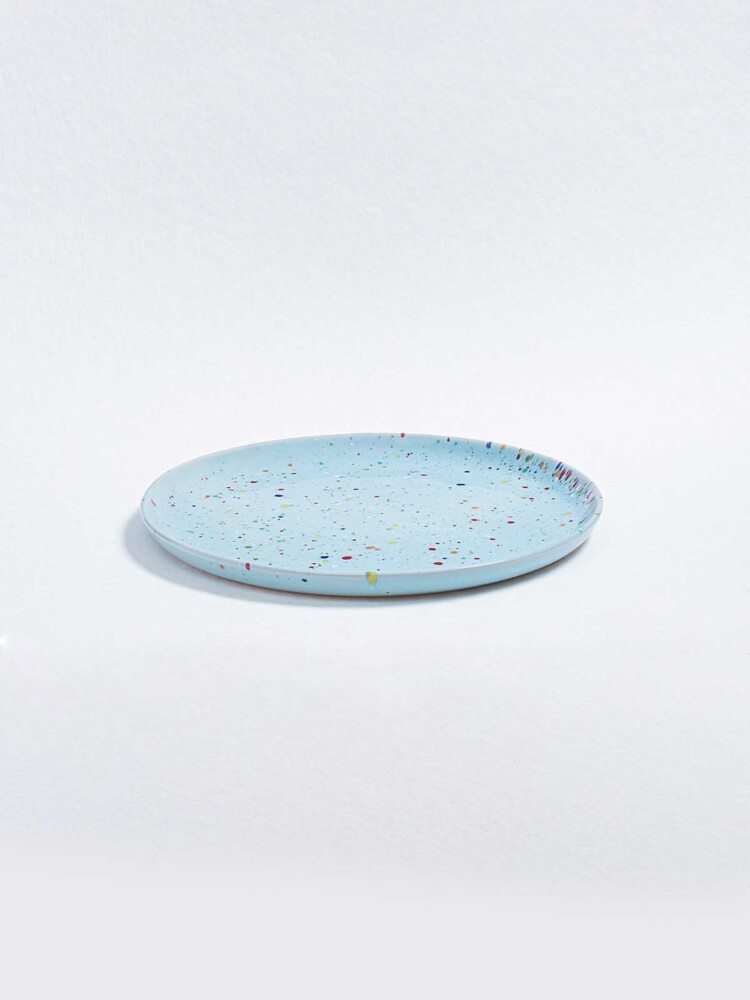 Keramik Frühstück Teller 22 cm - Egg Back Home