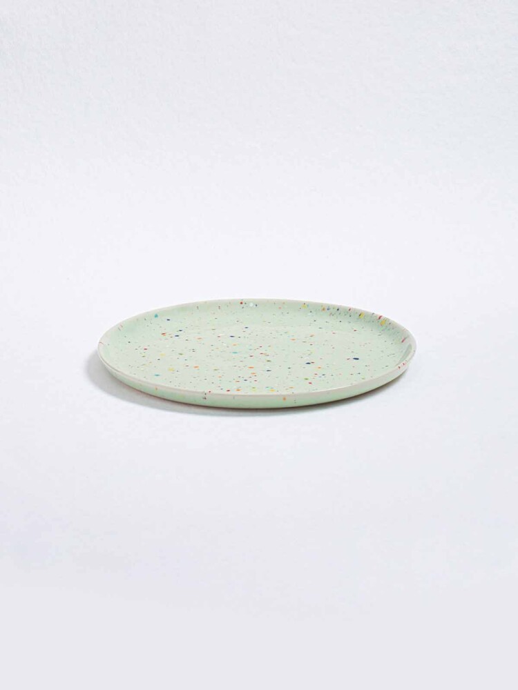 Frühstücksteller aus Keramik 22 cm - Egg Back Home