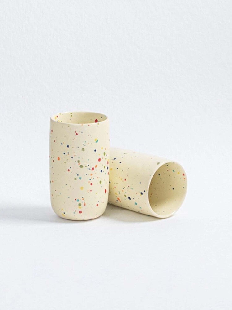Pastellfarbene Tasse, Ei wieder zu Hause, Remix von Sophie, Tisch-Setting, Servieren, bunte Inneneinrichtung, Eier wieder zu Hause Einzelhändler in Kopenhagen,