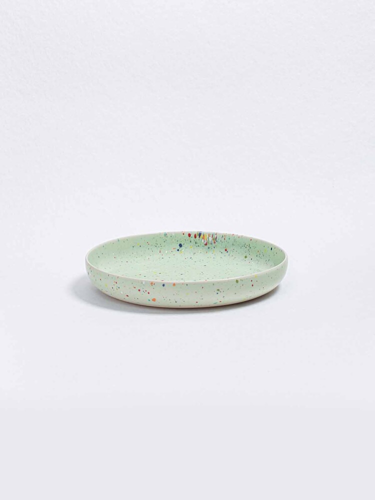 Teigplatte 23 cm in Keramik mit Konfetti - Egg Back Home