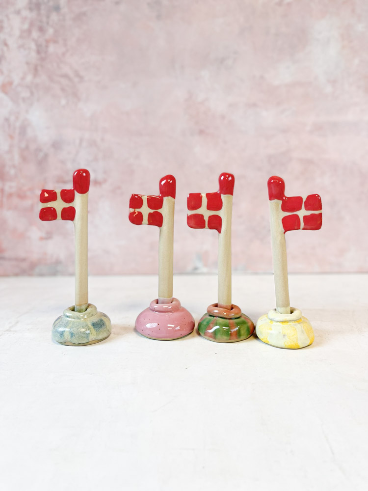 mia Lindbirk, Flaggen, handgemachte Flaggen, Keramikflaggen,