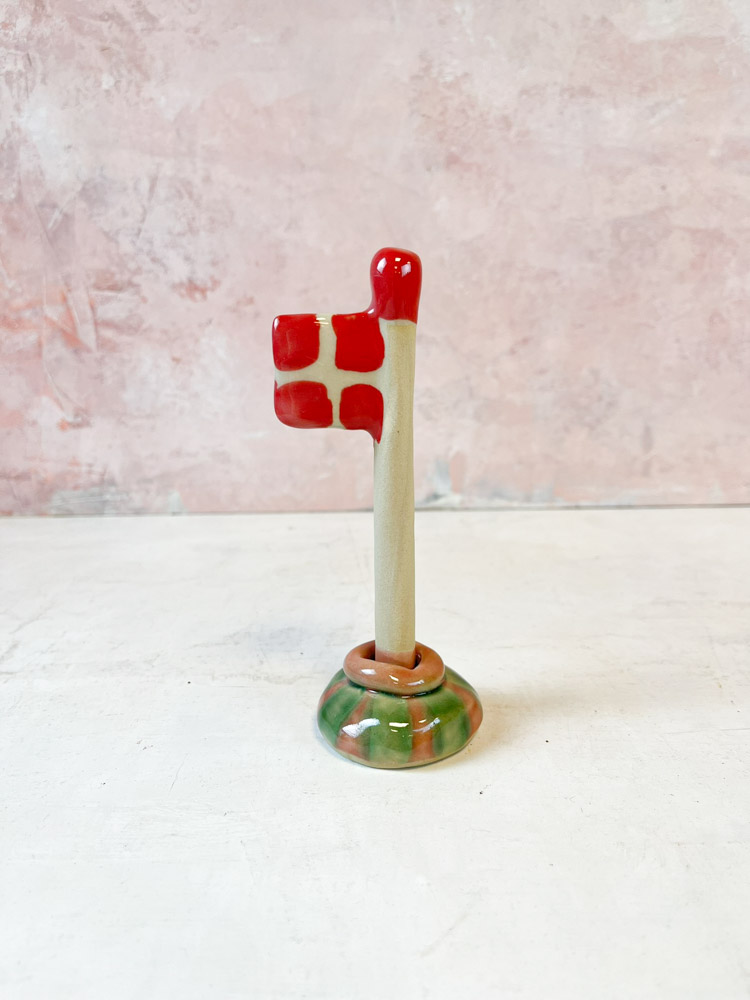 mia Lindbirk, Flaggen, handgemachte Flaggen, Keramikflaggen,