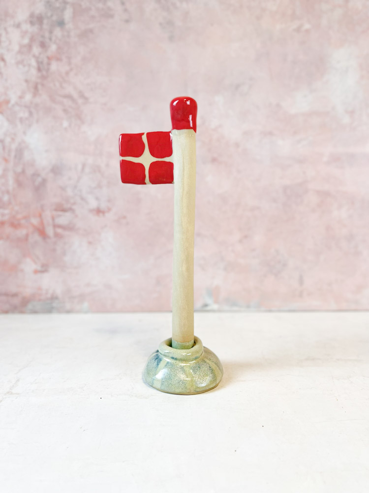 Keramik Geburtstagsflagge - Mia Lindbirk