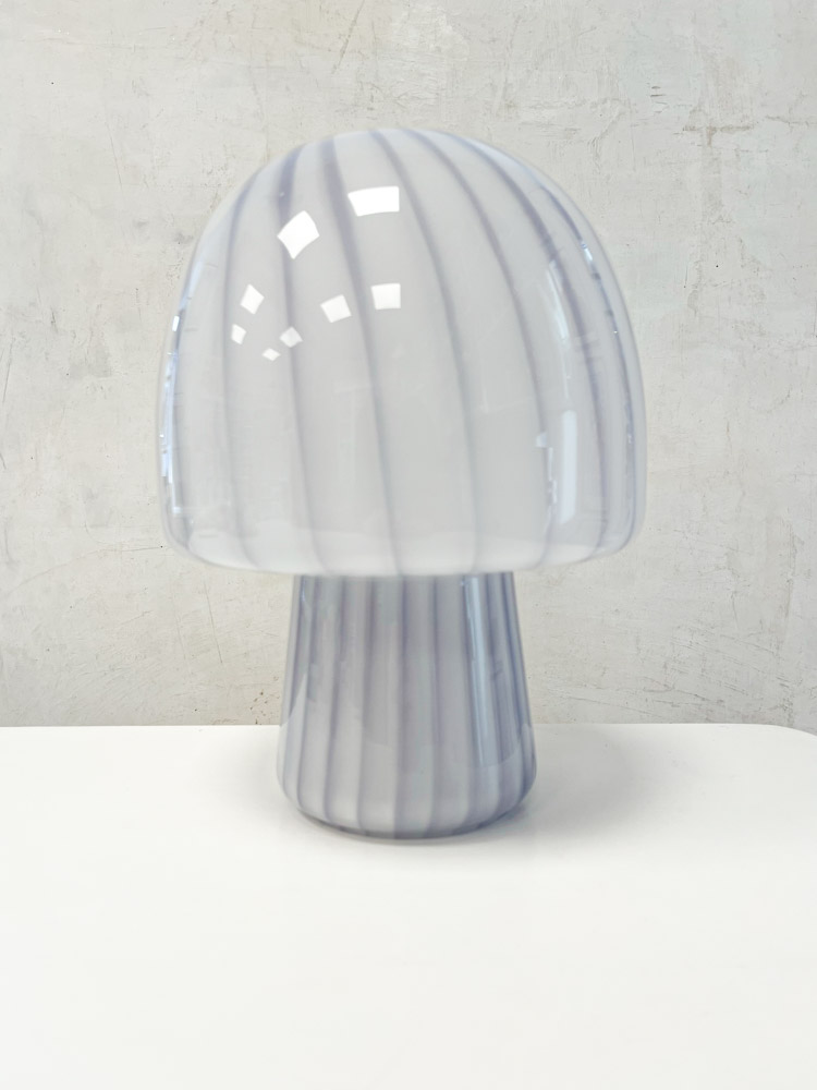Pilzpilzlampe in Glas - lila, 27 cm - Bahne