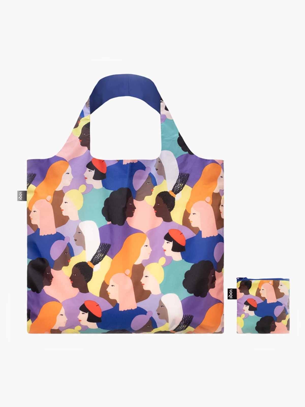 Sisters Einkaufstasche aus 100% recyceltem Kunststoff aus loqi