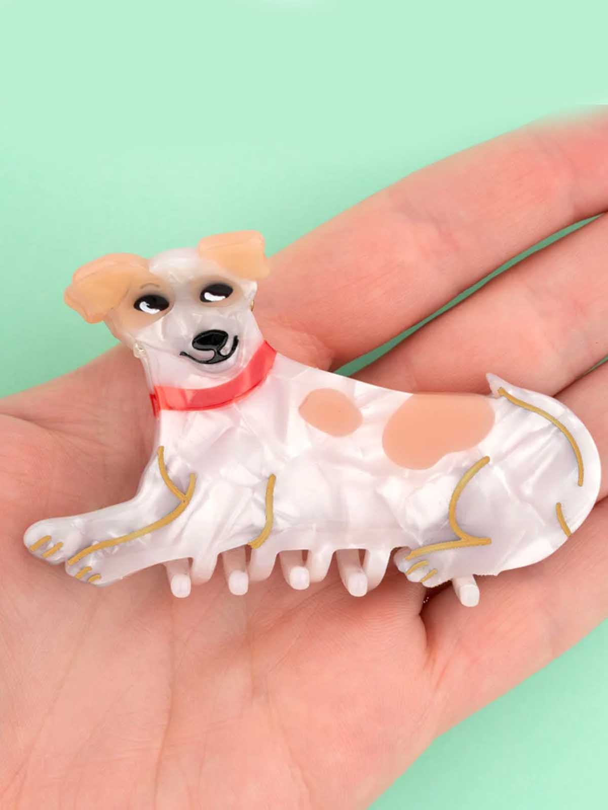 Haarclip mit Hundestrumpf russel - Coucou Suzette