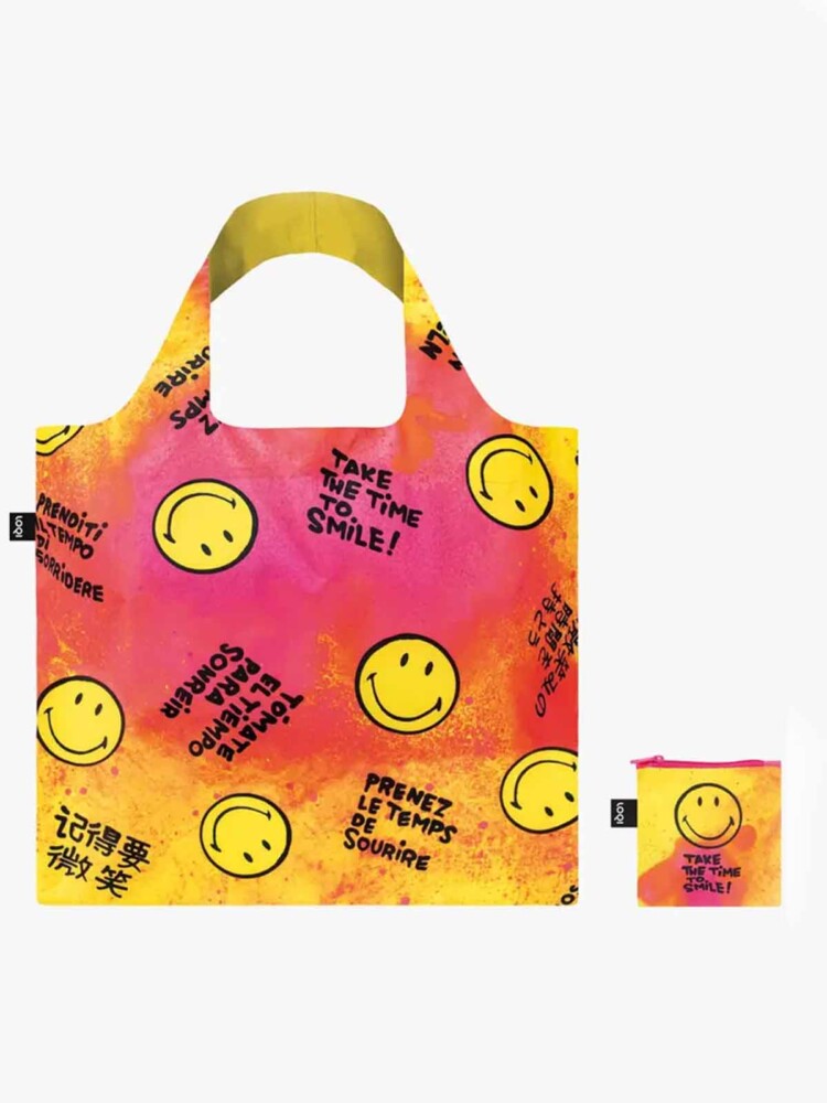 Shopping Netz Smileys aus 100% recyceltem Kunststoff aus Loqi