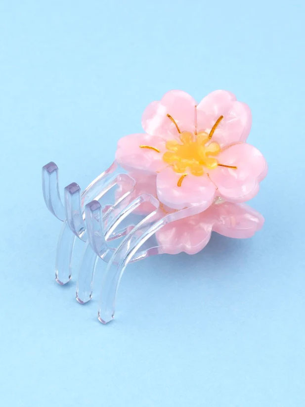 Haarclip mit Blume auf - Sakura