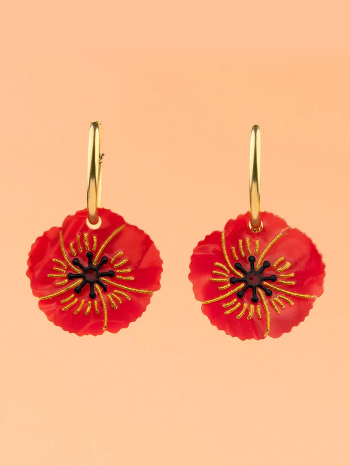 cu cou suzette Ohrringe Mohn