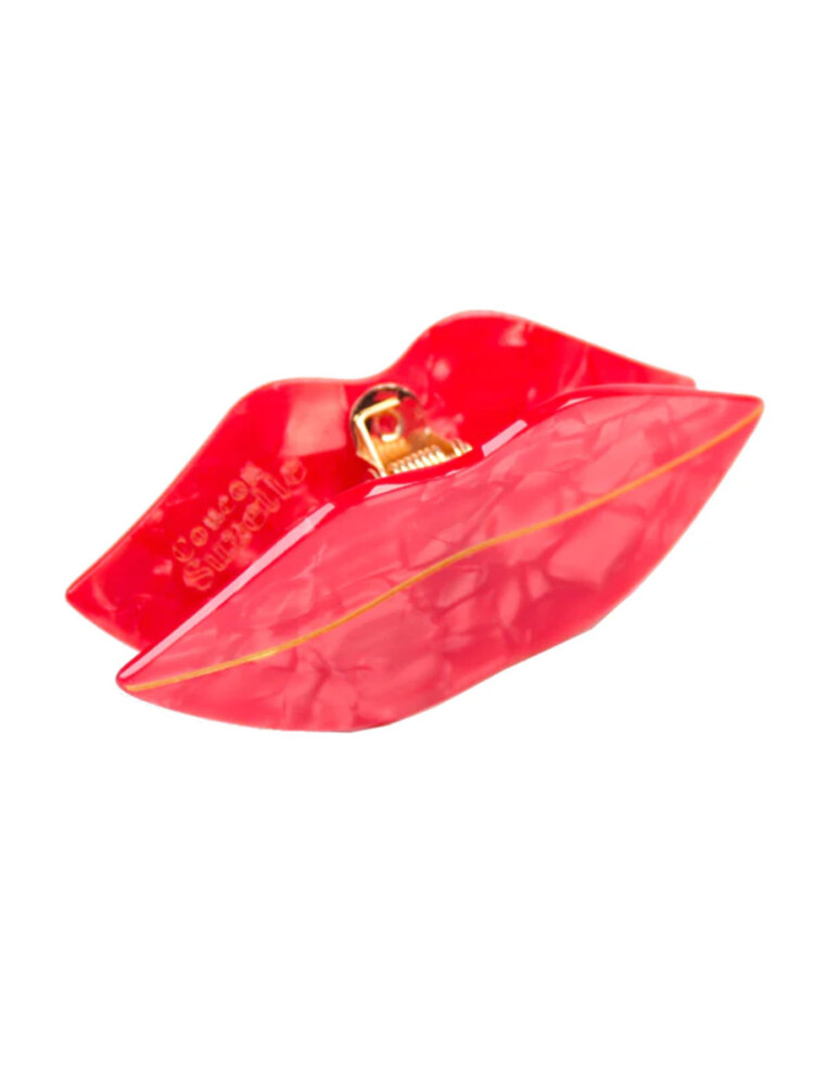 cou cou suzette Haar Clip roten Mund und Lippen