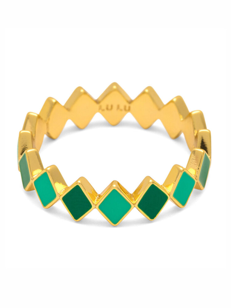 Konfettiring mit grünen Farben, Lulu Copenhagen, Remix von Sofia, Schmuck,