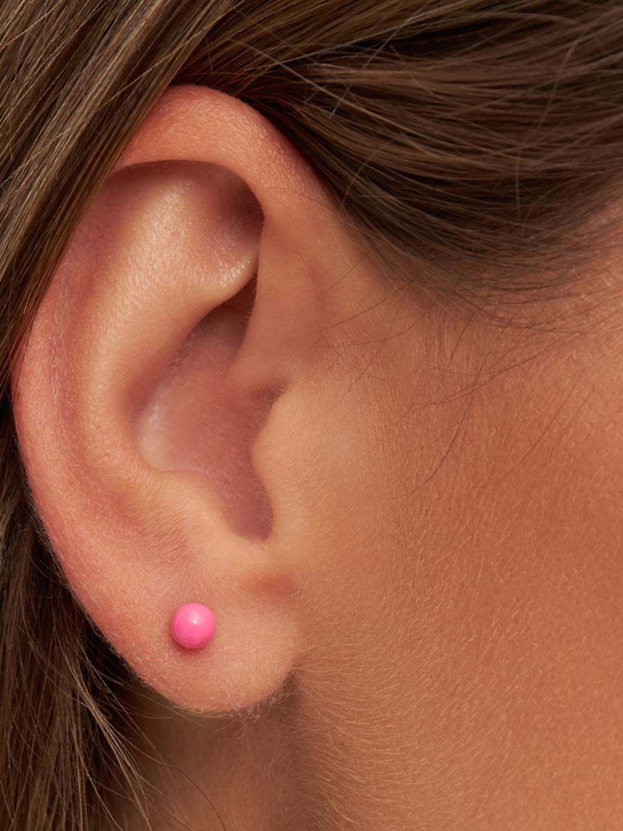 Mittelkugel, rosa, ,Remix von Sofie, Lulu Copenhagen, Schmuck, Ohrring, Ohrstecker,
