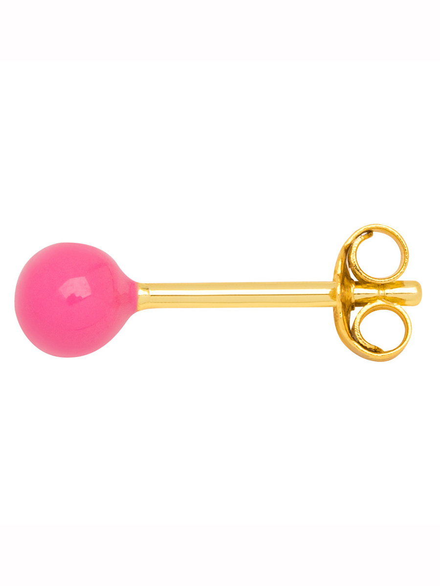 Mittelkugel, rosa, ,Remix von Sofie, Lulu Copenhagen, Schmuck, Ohrring, Ohrstecker,