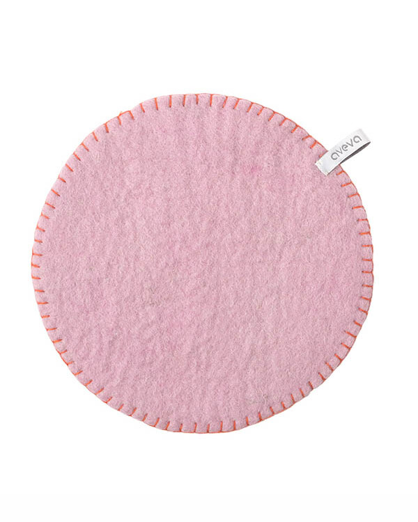 Aveva Topflappen aus rosa Wolle