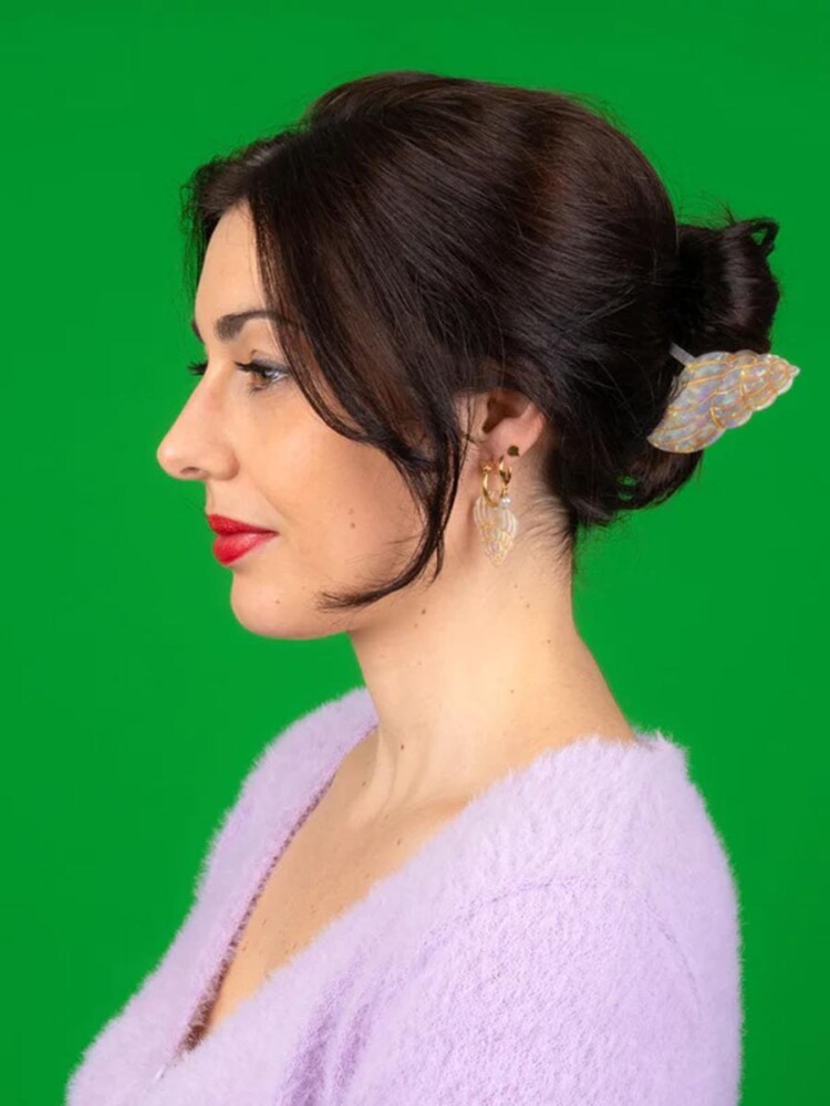 cou cou suzette Ohrringe mit Muscheln und Perlmutt