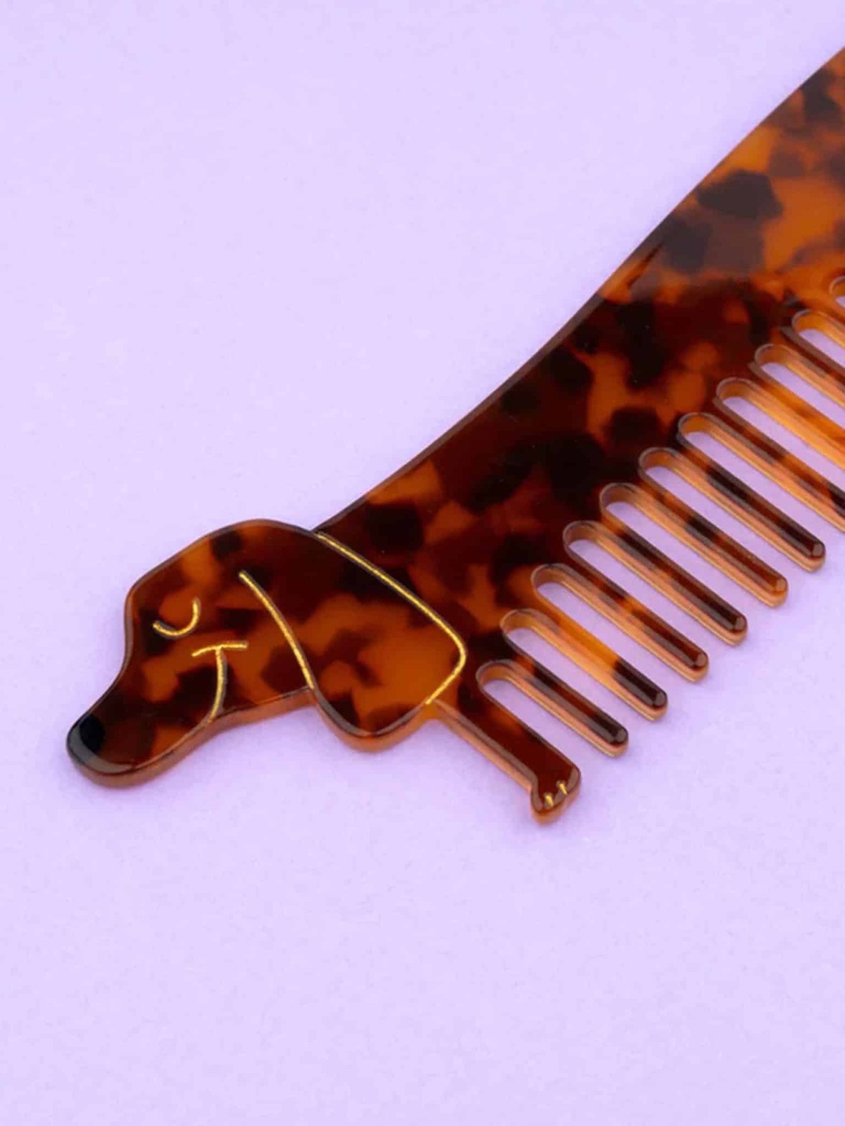 Haarzubehör, Kämme mit Hunden, breit vergitterte Kämme, Dackel, Kammhaarzubehör, Remix von Sofia, Cou Cou Suzette, Coucou Suzette.