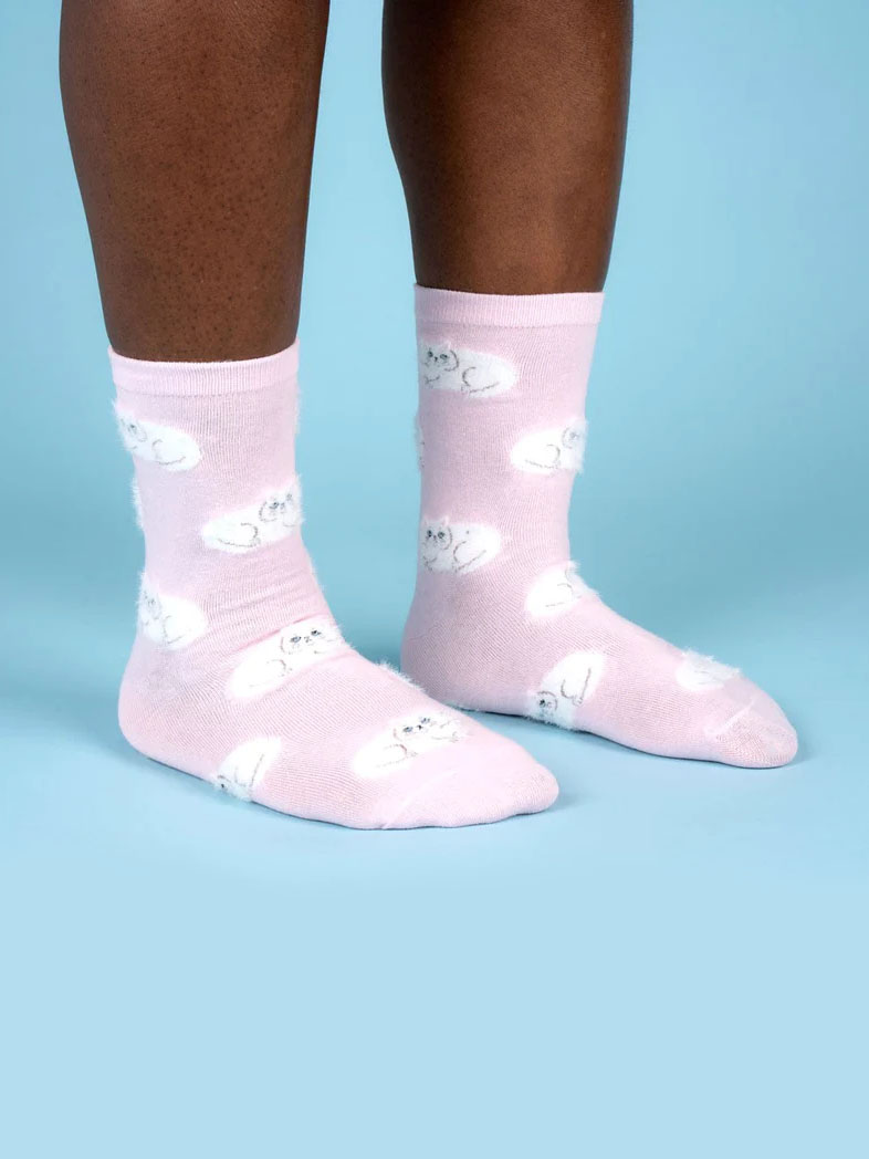 rosa mit Pfirsich, Remix von Sofie, cou cou suzette, Socken, Baumwollsocken, italienische Baumwolle, Socken aus Baumwolle,