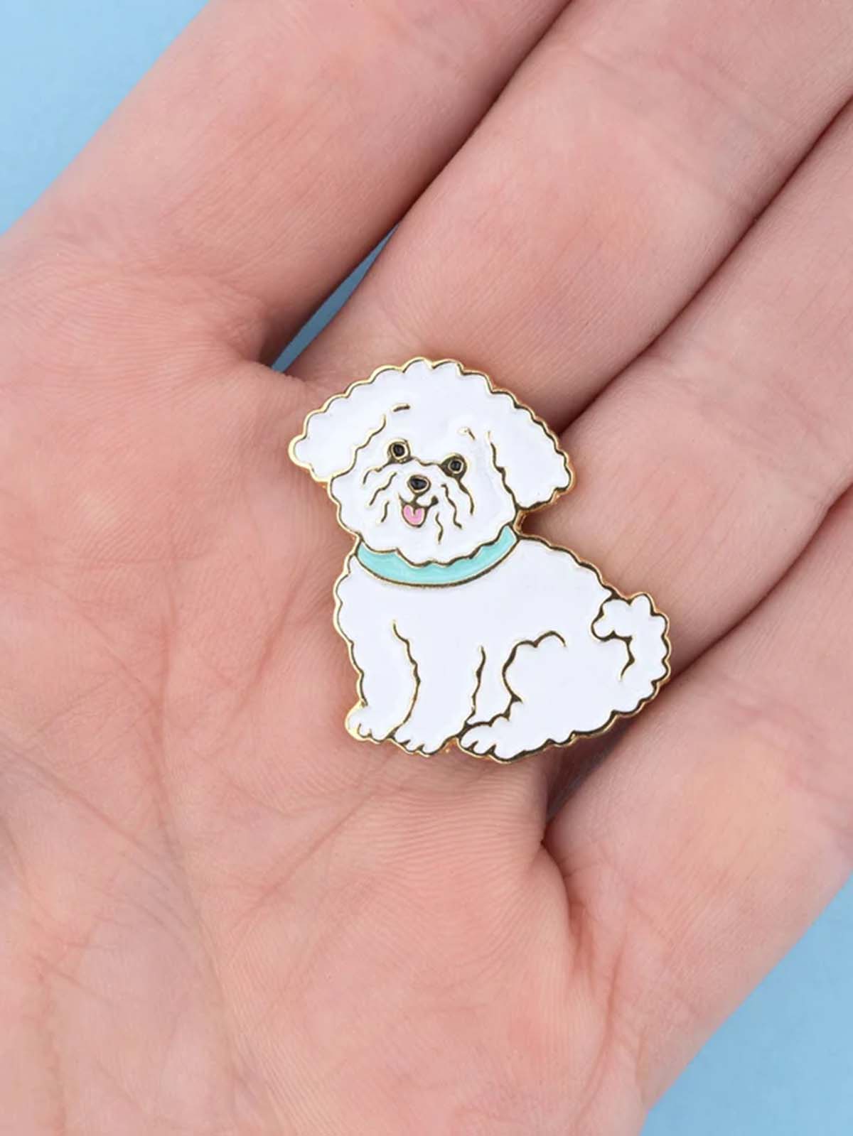 COR COU Suzette Pin Bichon