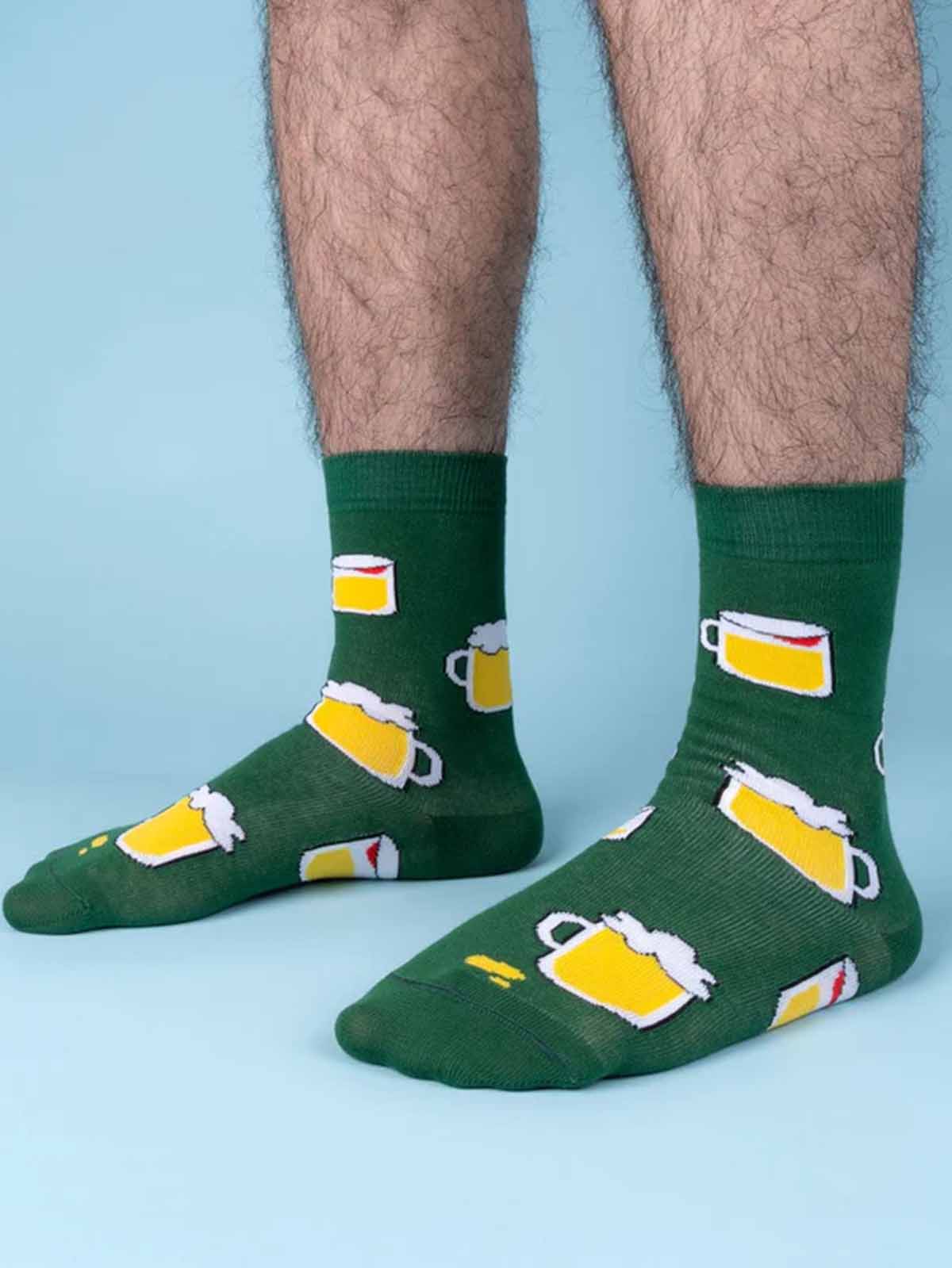 cou cou suzette Baumwollsocken mit Bier