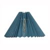 gefaltete Lampenschirm in Taube blau