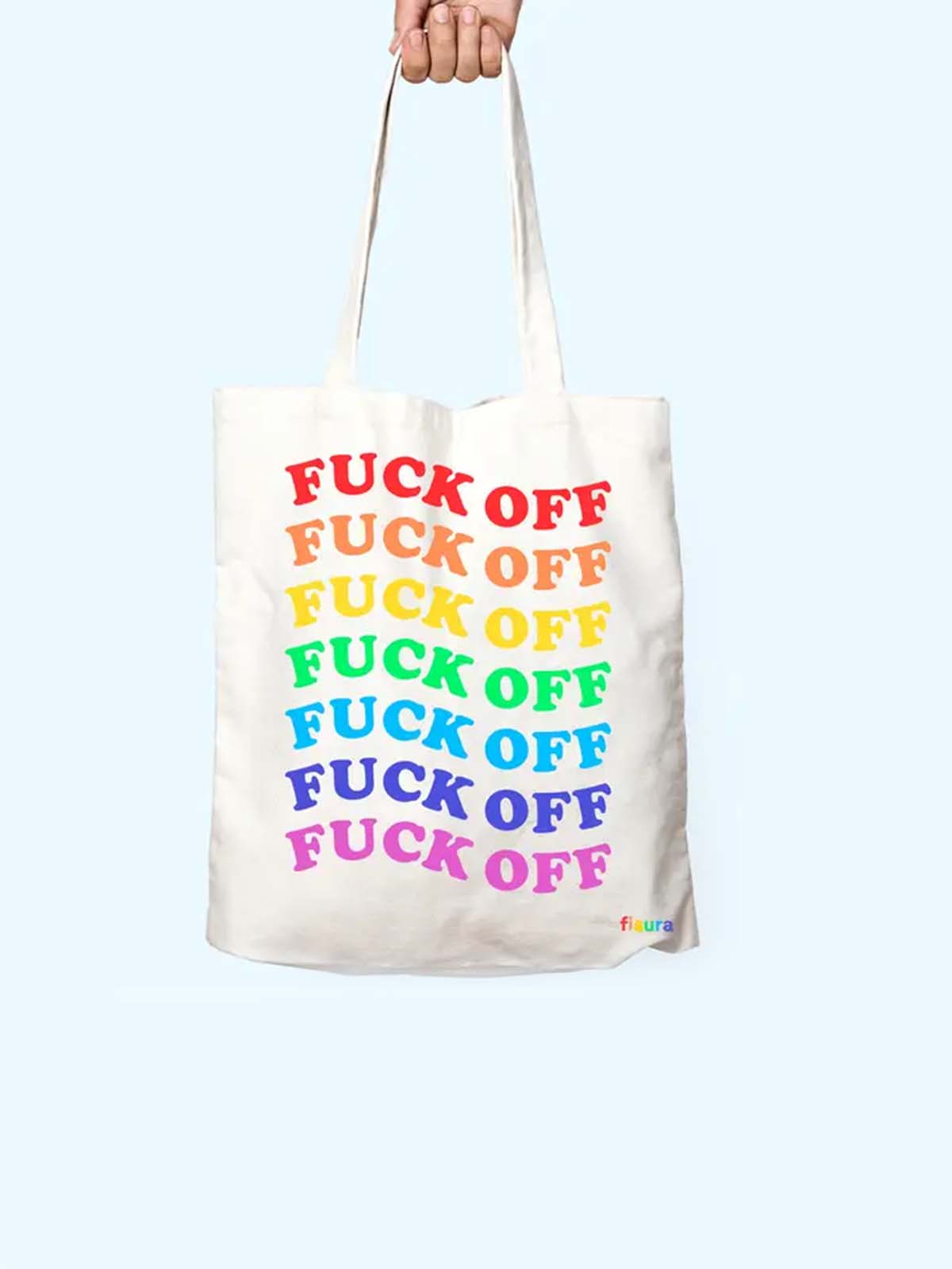 Remix von Sofie, Tote Bag, Einkaufstasche, verpiss dich