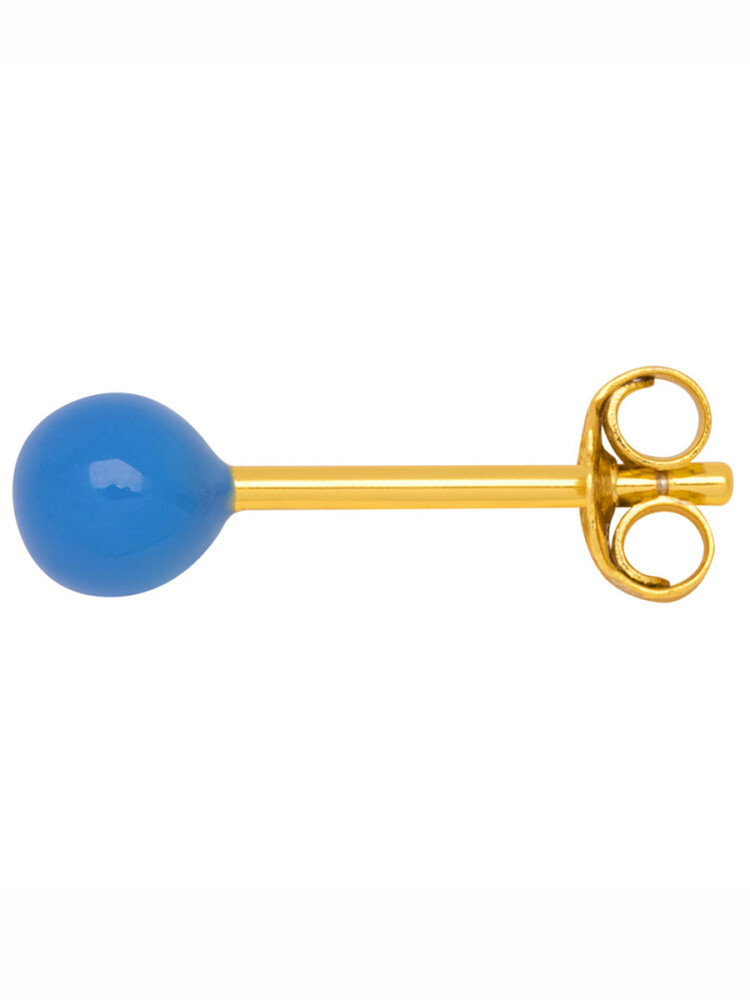 Mittelkugel, blau, , Remix von Sofia, Lulu Copenhagen, Schmuck, Ohrring, Ohrstecker,