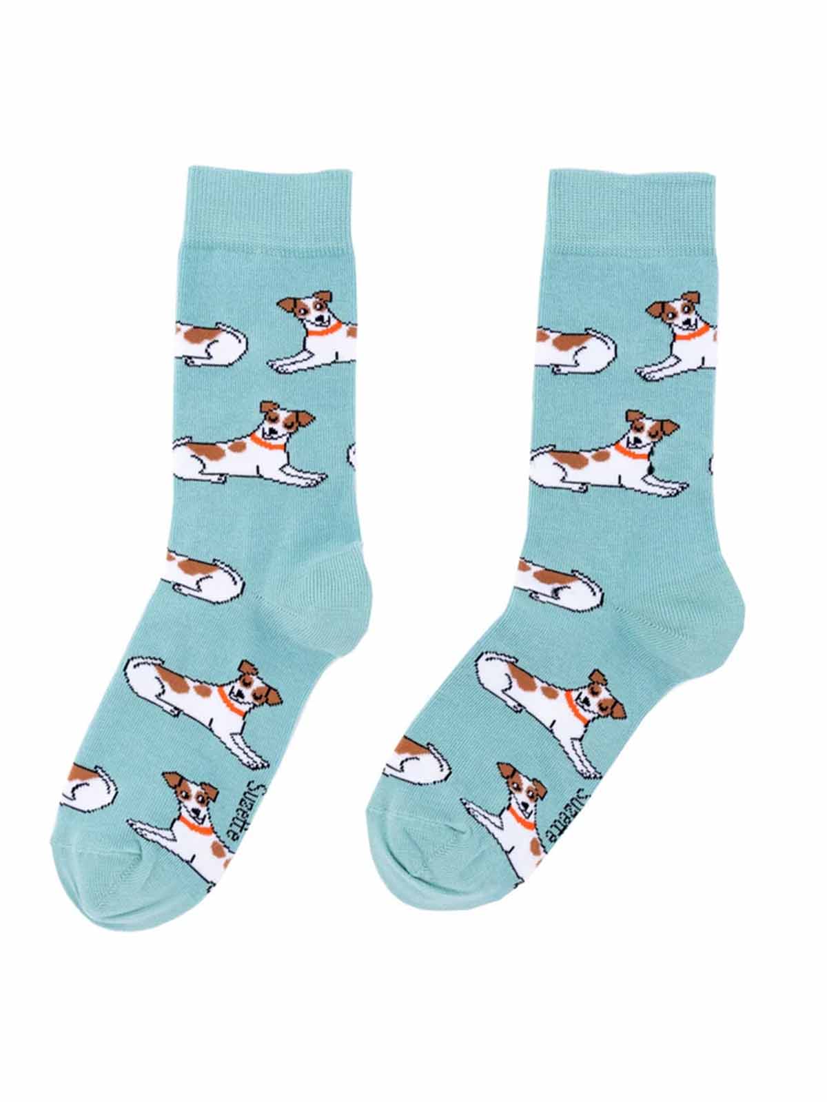 cou cou suzette socken aus baumwolle mit jack russisch