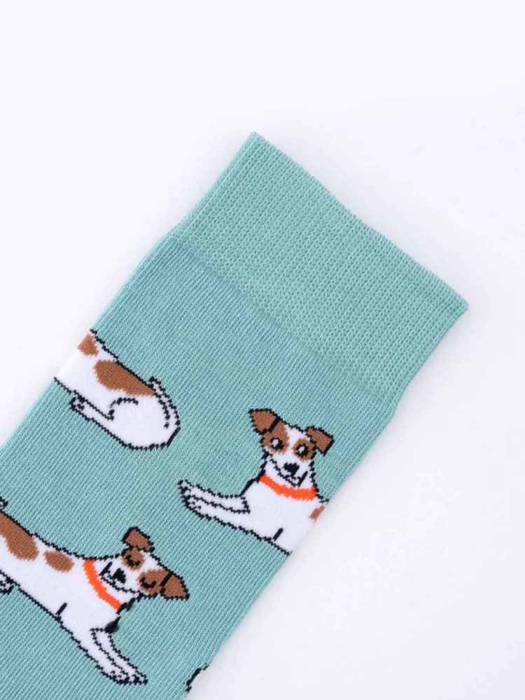 cou cou suzette socken aus baumwolle mit jack russisch