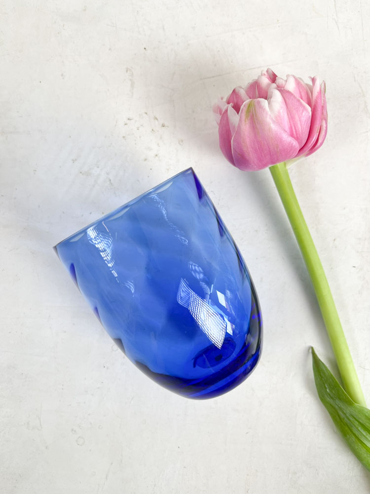 Anna von Lipa mischen und passen Glas royal blue in Wirbel