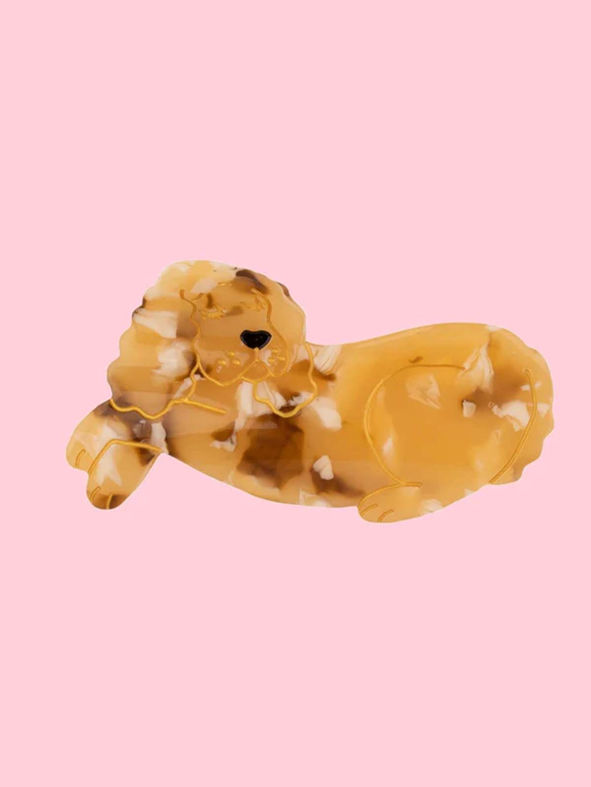 cou ou suzette haarclip mit schwanz spaniel