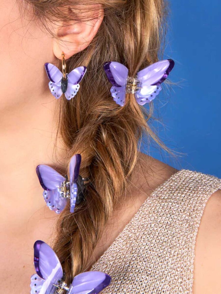 cou cou suzette Haarclip mit Schmetterlingen