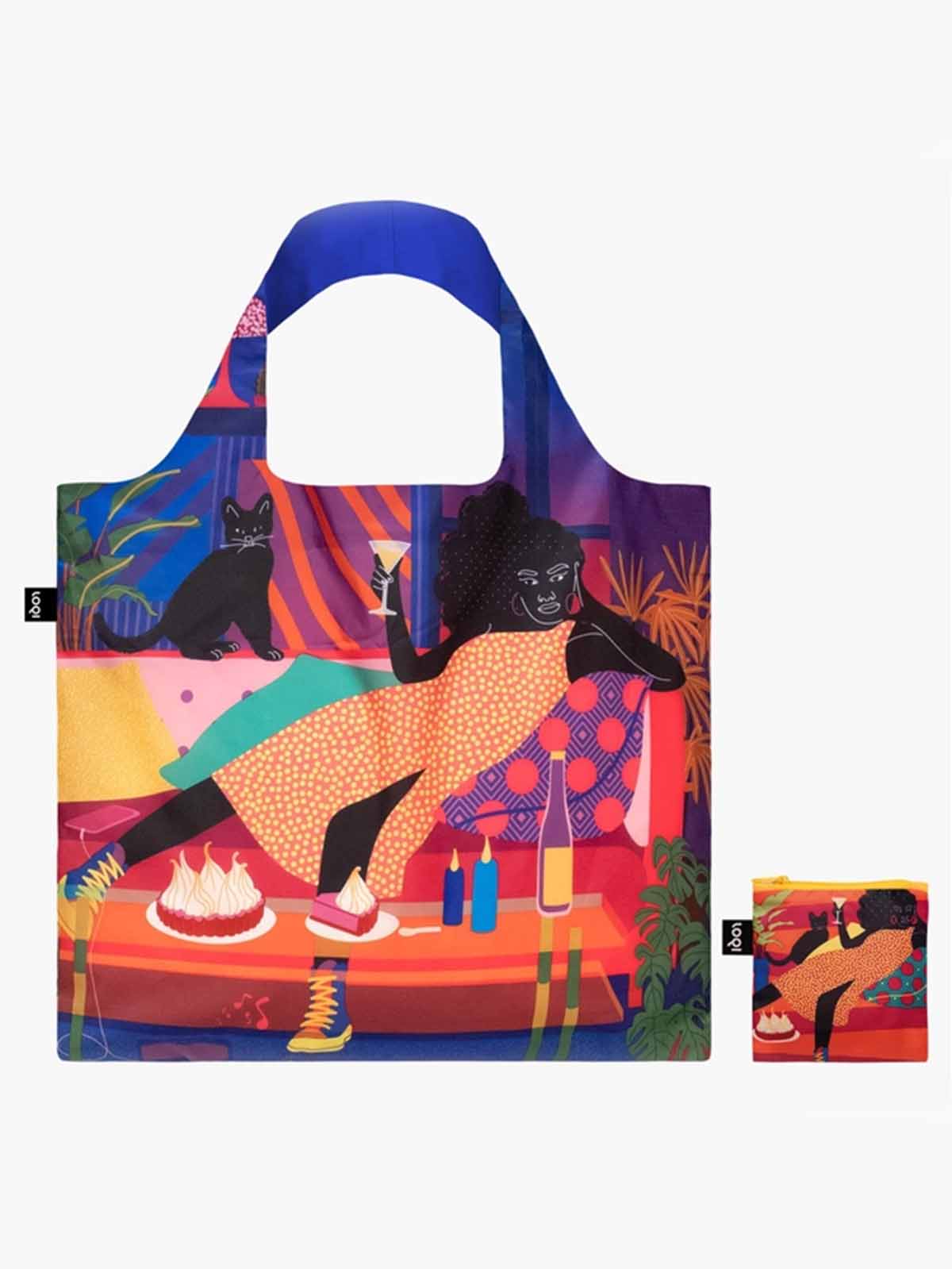Loqi Einkaufstasche aus 100% recyceltem Kunststoff