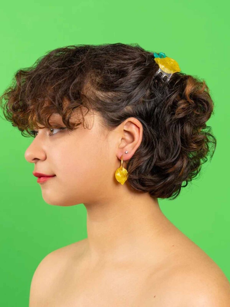 cou cou suzette kleine Haare Clip Zitrone