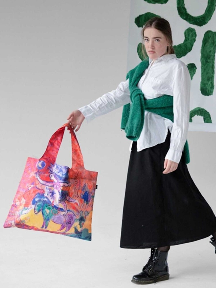 Einkaufstasche von loqi aus 100% recyceltem Kunststoff