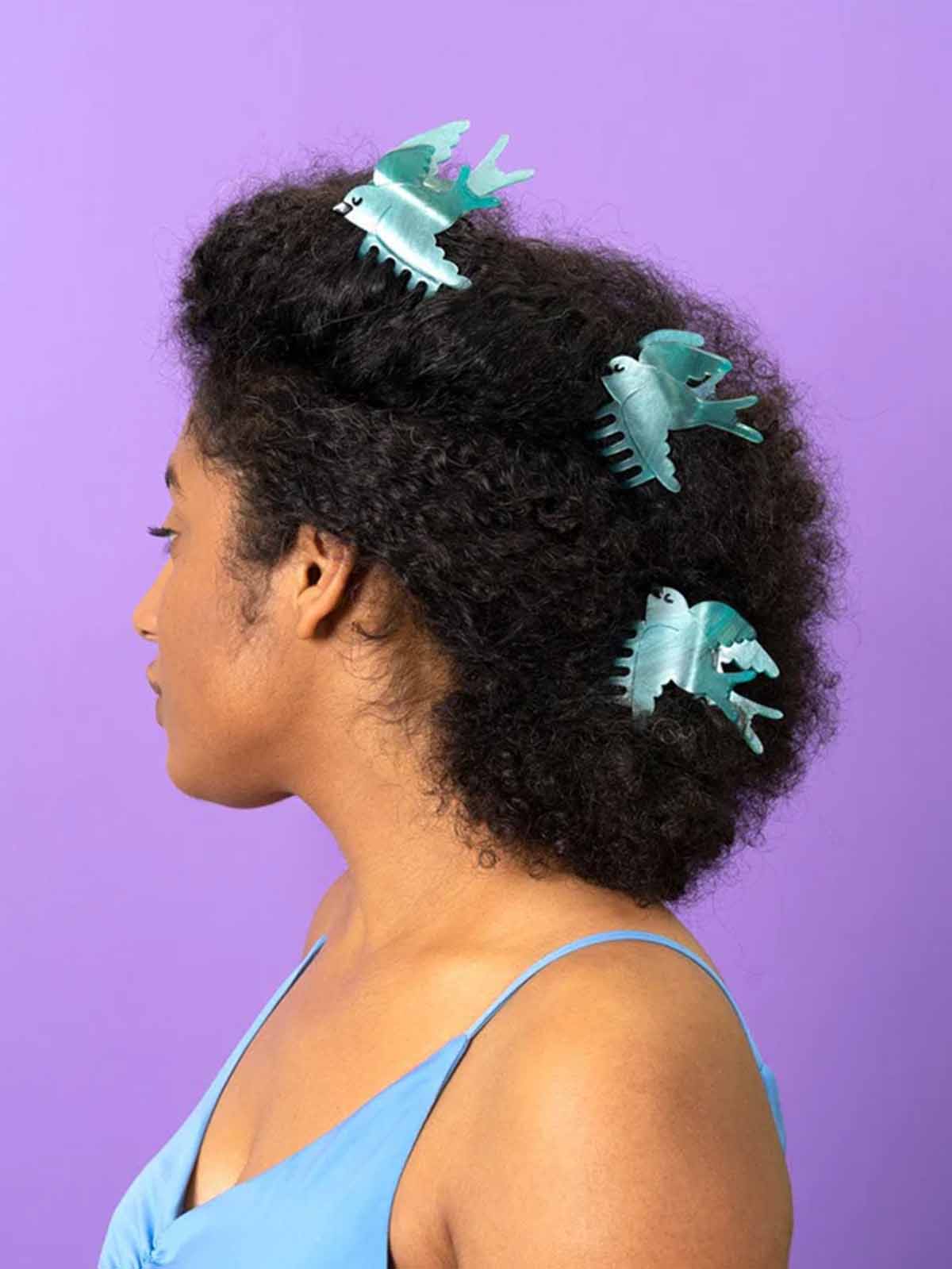 cou cou suzette Haarclip mit blauen Schlucken